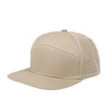 thumbnail image 3 of Men Flat Brim Adjustable Performance Hat Snapback Laser Perforated Baseball Cap, Lightweight Breathable Design Ideal for Running Cycling Gym or Summer Outdoor Sports, 3 of 4