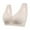 Khaki, variant on GDREDA Women's Wireless Bra Women's Comfortable And Sexy Transparent Shoulder Strap Cordless Backless Spongeless With Convertible Shoulder Straps Pink,36