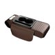 thumbnail image 5 of Cojín reposabrazos para coche, funda para consola central con caja para pañuelos y soporte para teléfono ergonómico Marrón, 5 of 8