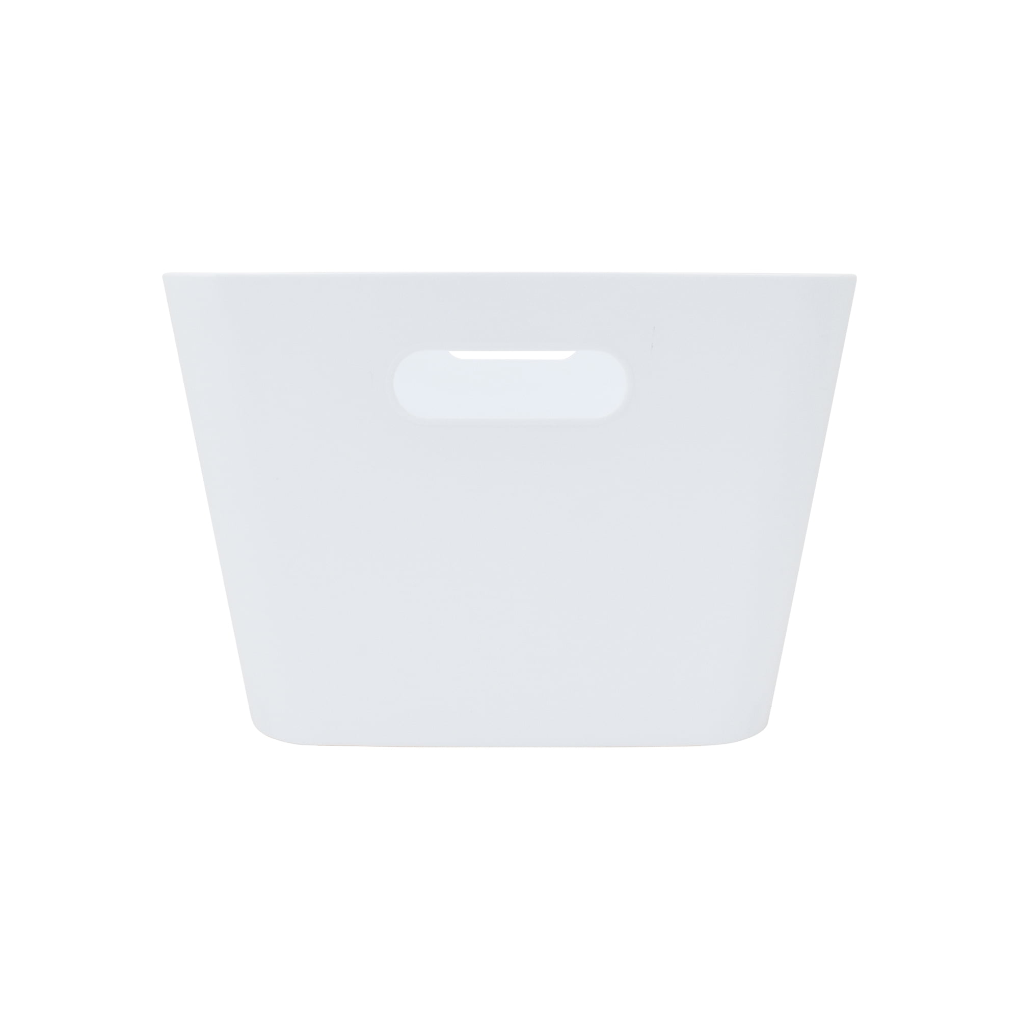 (12 pack) Mainstays Large Plastic Storage Bin, Arctic White