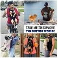 thumbnail image 4 of Front Pet Travel Backpack Outdoor Adjustable Carrier Bag, 4 of 5