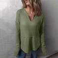 thumbnail image 4 of WEAIXIMIUNG Sweatshirt Blankets for Adults Women's Casual Long Sleeve Color Block Oversized Sweatshirt Solid Color Fall Winter Pullover Top, 4 of 6