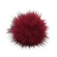 thumbnail image 2 of Craft Fur Pom Pom with Snap Fastener for Handmade Knit Hats and DIY Accessories, 2 of 2