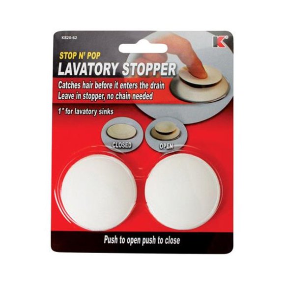 Keeney K820-62 Bouchon de Lavabo Universel de 1 Po