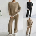 thumbnail image 3 of UPPADA Two Peice Set,Womens 2 Piece Outfits Sweatsuit Set Oversized Zip up Sweatshirt Wide Leg Sweatpants Lounge Set Tracksuit Set Black,XL, 3 of 7