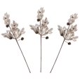 thumbnail image 2 of Vickerman Glitter Pine Cone Artificial Spray Christmas-Decor, 36", Yellow, 3 Piece, 2 of 12