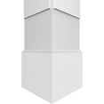 thumbnail image 5 of Ekena Millwork 10"W x 10'H Craftsman Classic Square Non-Tapered San Miguel Mission Style Fretwork Column w/ Standard Capital & Standard Base, 5 of 8