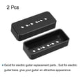 thumbnail image 3 of Uxcell Guitar Pickup Cover 52mm Pole P90 Double Coil Pickup Plastic Closed Shell for Electric Guitar Black 2 Pack, 3 of 4