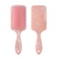 thumbnail image 3 of Yellow Patrón de mármol cepillo de pelo de paleta cepillo para desenredar masaje cuero cabelludo herramienta de peinado para mujeres hombres recto rizado ondulado seco húmedo grue, 3 of 5