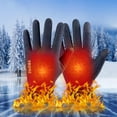 thumbnail image 6 of USB Heated Gloves for Men and Women, Rechargeable Battery Heated Winter Gloves with Touchscreen, 3 Heat Settings, Cold Weather Outdoor Gloves for Skiing, Snowboarding, Hunting, and Work, 6 of 7