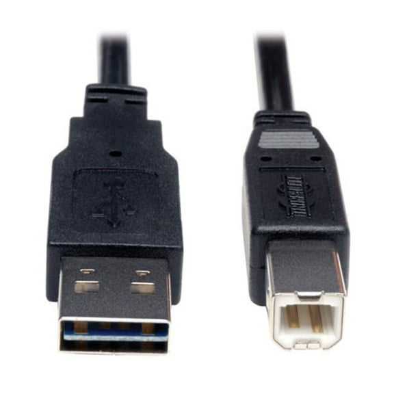 Tripplite  High Speed Cable USB 2.0 Universal Reversible A to B MM 6 ft. - Black - 1.83 m