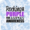 thumbnail image 4 of Inktastic Rocking the Purple for Lupus Awareness Boys or Girls Toddler T-Shirt, 4 of 5