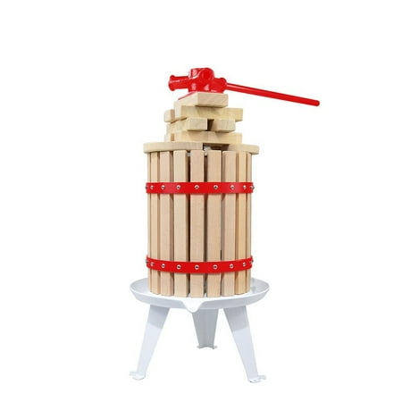 

EJWOX Classic Fruit Wine Wooden Press -1.6/3.2/4.75 Gallon -Apple Cider Press