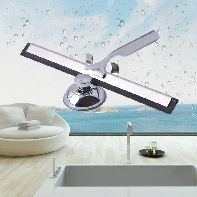 GAXIRE Squeegee Para Limpieza De En Y Superficies Lisas Con Montaje Estable Plateado
