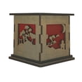 thumbnail image 3 of Japanese Scenery Light Box | 5 inch Colored Wooden Bedside Lamp | Cherry Blossom Lantern, 3 of 5