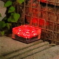 thumbnail image 2 of Cubo De Hielo Solar Luz De Vida Cubo De Hielo A Prueba De Agua Luz De Piso Sin Cableado Luz Solar Cuadrada Subterránea Led Con 4 Cuentas Led Para Jardín De Patio seitruly HA027589-05, 2 of 7