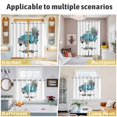 thumbnail image 5 of Summer Cactus Kitchen Curtains Window Panels, Country Blue Truck Botanical Tropical Plants Insulated Window Treatment Curtain, Grommet Curtains for Bedroom/Living Room/Bathroom, 2 Piece 42"Wx84"L, 5 of 8