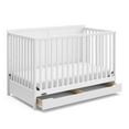 thumbnail image 3 of Graco Melrose 5-in-1 Convertible Baby Crib with Drawer, White, 3 of 14