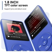 MP3 Player with Bluetooth and 32GB TF Card,HiFi Music Player with Built-in Speaker,Earphones, Multifunctional MP3 Players with FM/Recording/E-Book/Video, Supports up to 128GB for Kids,Running,Walking