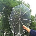thumbnail image 2 of Automatic Clear Bubble Dome Umbrella Transparent Fashion Large Windproof Rain, 2 of 4