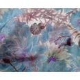 thumbnail image 4 of oneOone Silk Tabby Baby Blue Fabric Leaves & Lotus Floral Fabric For Sewing Printed Craft Fabric By The Yard 42 Inch Wide, 4 of 4
