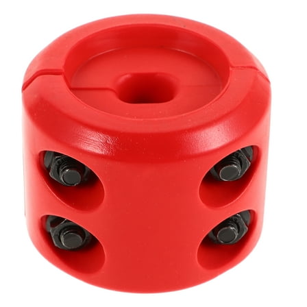 WASHWEPE Atv Winch Stopper Red Rubber 1 Set Cable Protection