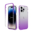 thumbnail image 1 of Funda 360 Degradada Uso Rudo Para Iphone 15 Pro Morado Más 2 Micas De Pantalla Cely Vesmir, 1 of 5