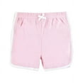thumbnail image 3 of Hudson Baby Girl Shorts Bottoms 4-Pack, Pink Navy, 4 Toddler, 3 of 6