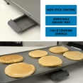thumbnail image 4 of Kenmore Non-Stick Electric Griddle with Removable Drip Tray, 10"x18", 4 of 7