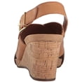thumbnail image 3 of Easy Spirit Women's Lacene Wedge Sandal, Natural Leather, 10 M US, 3 of 8