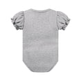 thumbnail image 5 of Posijego Newborn Baby Girls Bodysuit Outfits Ruffled Puff Short Sleeve One-Piece Clothes Infant Solid Color Romper, 5 of 6