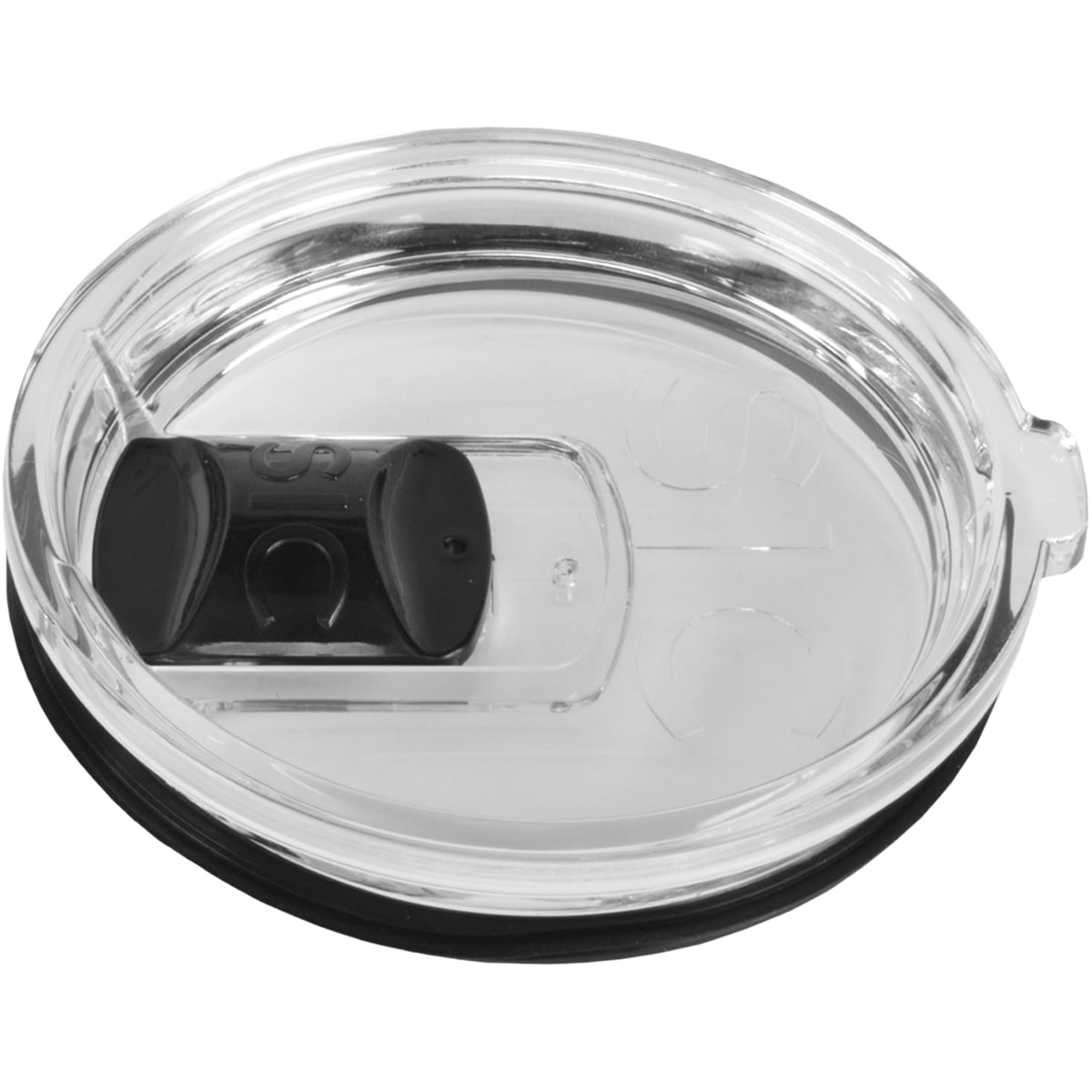 SIC Cups 30 oz. Unbreakable Splash Proof Sliding Lock Lid Clear