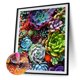 thumbnail image 1 of Cuadros Decorativos 5D DIY Diamante Pintura Suculenta Taladro completo Rhinestone Mosaico Arte Imagen Kits Tmvgtek embutido en tela, 1 of 9