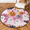 Multicolour 2, variant on CURLYOOT Round Rug 3ft Halloween Ghost Area Rug, Washable Circle Mat Non Slip Floor Carpet Mat, Farmhouse Flower Soft Indoor Rugs for Entryway Living Room Dining Room Bedroom