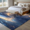 thumbnail image 4 of 5'x8' Area Rugs, Blue Yellow Indoor Outdoor Area Rug for Living Room Bedroom, Modern Abstract Art Washable Bathroom Rugs Kitchen Floor Carpet Mats Home Decor Aesthetic, 4 of 8