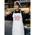 thumbnail image 3 of Awkward Styles Adjustable Unisex Bib Apron for Cooking - The Cook Accepts Tips, but not Advice!!! - Funny Design Apron, 3 of 4