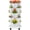 White, variant on 5 Tier Vertical Garden Planter, Self Watering Stackable Planters with Wheels for Strawberries, Herbs, Flowers, Vegetables, Gray
