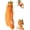 Carrot-L, variant on Mango Plush Hugging Pillow,Mango Long Body Patting Pillow with RC Heat Pat Arm&Bluetooth Recording,Soothing Cuddle Pillows Sleeping Companion,Partner Plush Comfort Pillows for Side Sleepers Reading