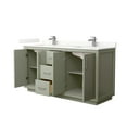 thumbnail image 3 of Wyndham Collection Wcf111166d-Qtz-Unsmxx Icon 66" Free Standing Double Basin Vanity Set -, 3 of 7