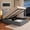 Grey, variant on Allewie Full Size Hydraulic Lift Up Bed Frame, Velvet Upholstered Platform Bed with LED Light, Storage Headboard & Built-in Charging Station, Black
