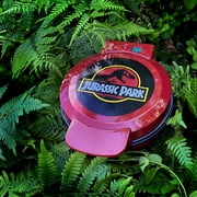 Uncanny Brands Jurassic Park Electric Waffle Maker, Full Color T Rex Design