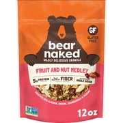 Bear Naked Fruit and Nut Medley Granola, 5g Protein, Fiber Bag, 12 oz