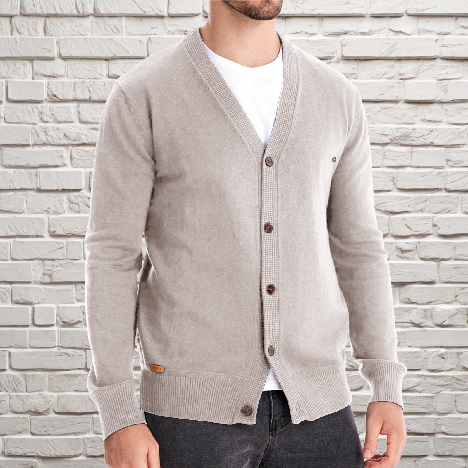 Sweater Cardigan Ouvert Homme Styesk Cardigan Pull Pour Hommes
