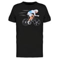thumbnail image 1 of Man In Road Bicycle Racing T-Shirt Men -Image by Shutterstock, Male 3X-Large, 1 of 2