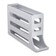 thumbnail image 1 of Porta huevos para refrigerador, 4 niveles, bandeja para huevos, gran capacidad, organizador, automático gris, 1 of 9