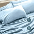 thumbnail image 6 of Bare Home Pillowcase Set - Premium 1800 Collection - Double Brushed - Ultra Soft - Standard Size, Light Blue, 4 Count, 6 of 8