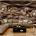 thumbnail image 1 of Tiptophomedecor Glam Wallpaper Wall Mural - Chocolate River, 1 of 4