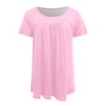 thumbnail image 2 of Sweet Home Farm Short Sleeve Shirts for Women Ladies Casual Letter Printed T Shirt T Shirts for Women Pink, 2 of 4