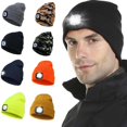 thumbnail image 3 of Bonnet Tricoté à Lumière LED – Chapeau d'Hiver Chaud et Élastique pour Sports Extérieurs, Randonnée et Camping, 3 of 7