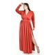 thumbnail image 1 of Maxi vestido con aberturas Roman Fashion /Tallas Extras, 206DX (Ladrillo) naranja oscuro 38, 1 of 6